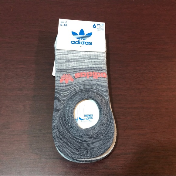 Adidas, Super No Show Socks, 6 Pairs, For Shoe Size 5-10 - Picture 12 of 12